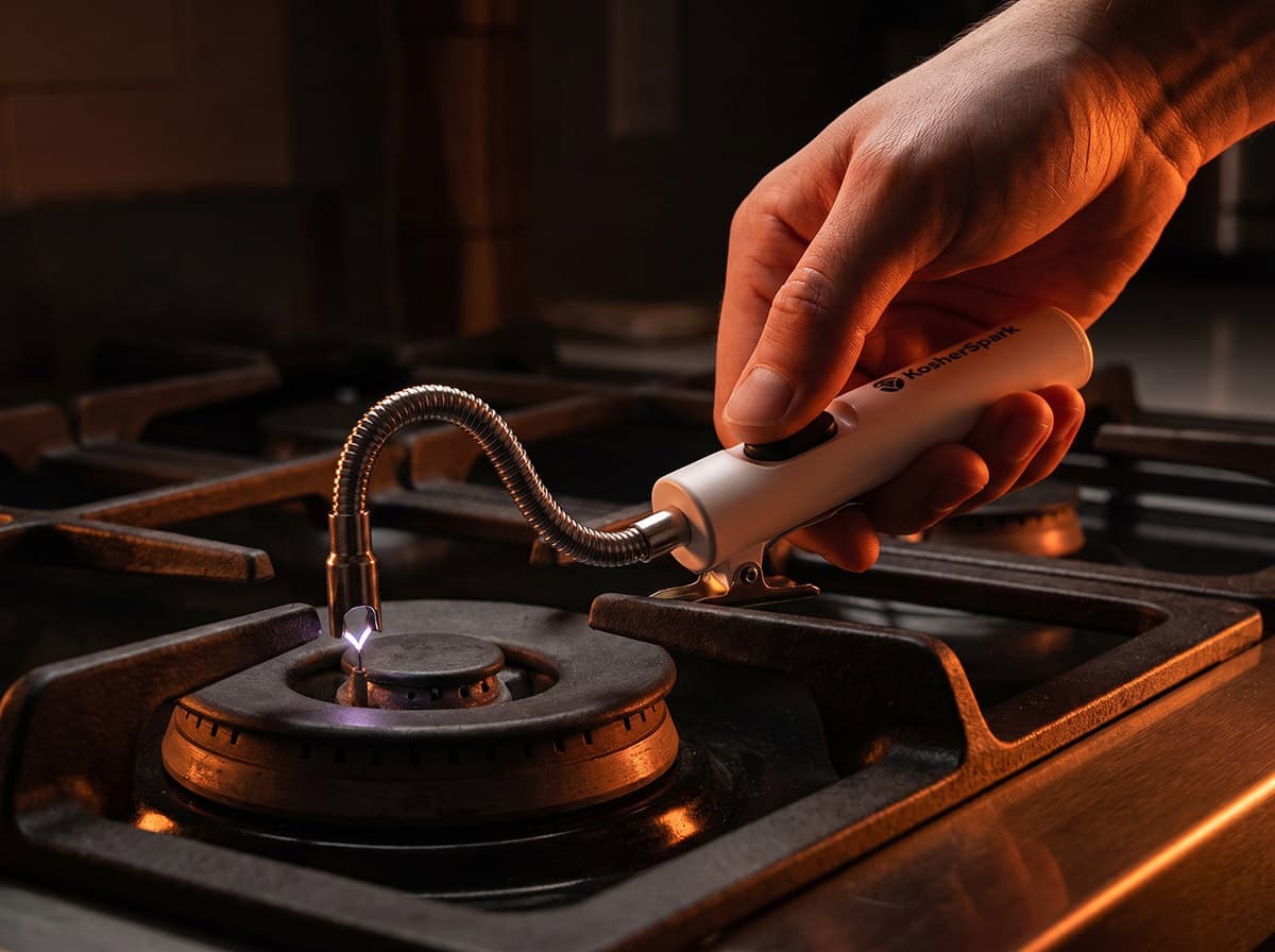 Light the stove step